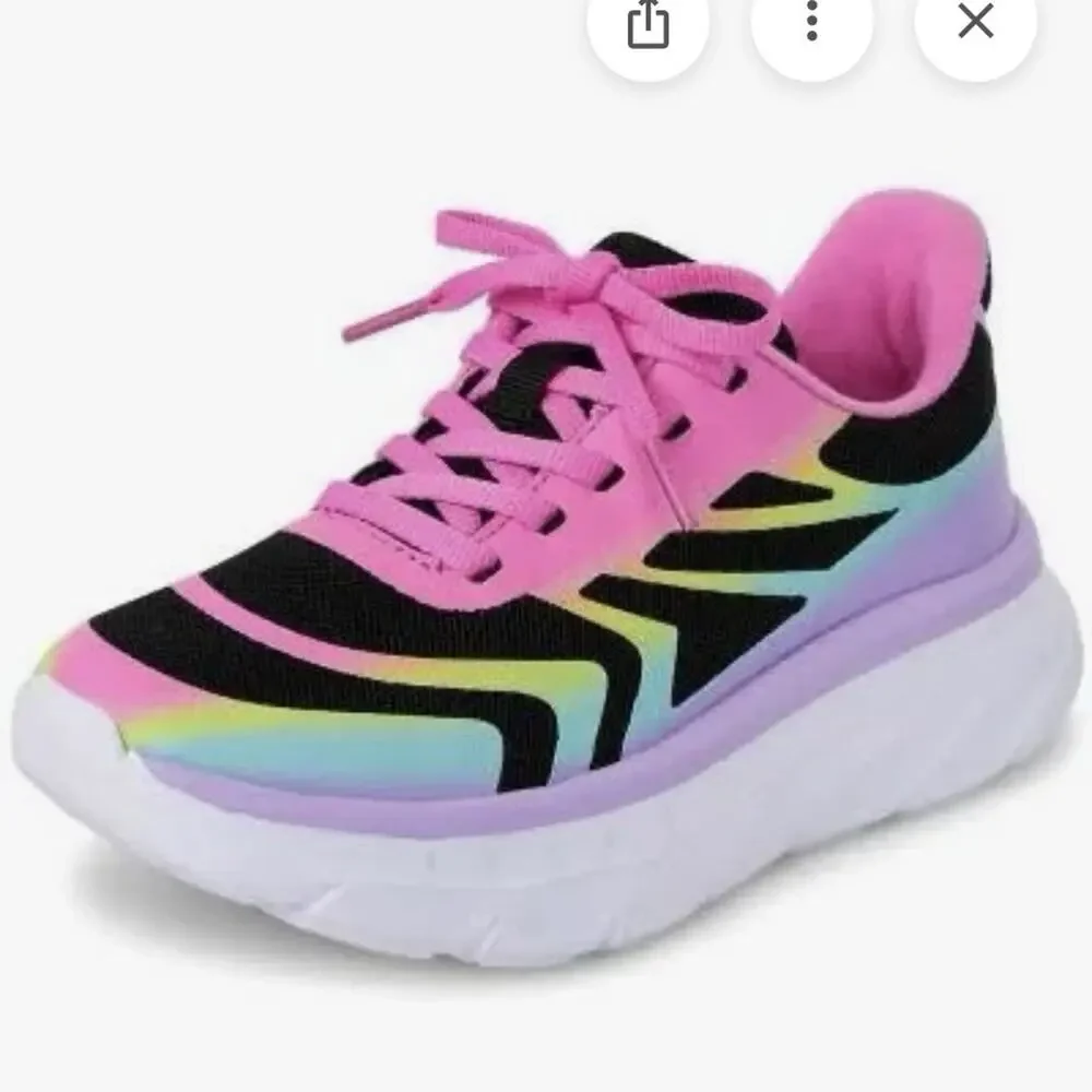 Sneakers for Youth Girls The Children's Place Rainbow Running SZ/ 3Y